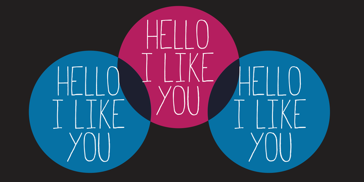 Font Chữ Đẹp 820 HelloILikeYou_Bold