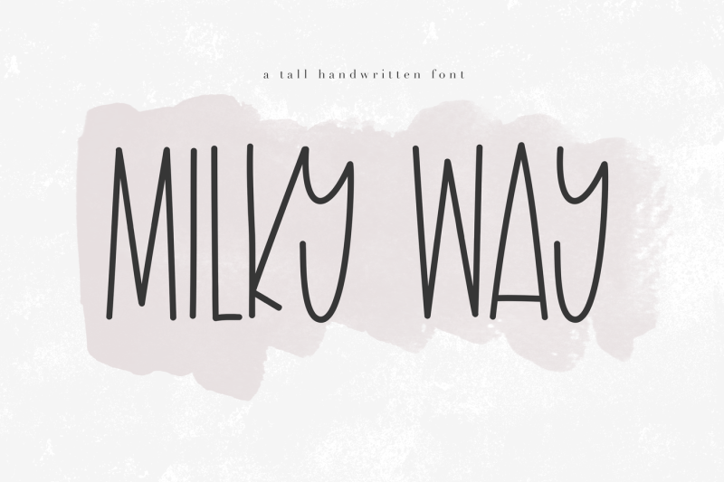 Font Chữ Đẹp 451 Milky Way