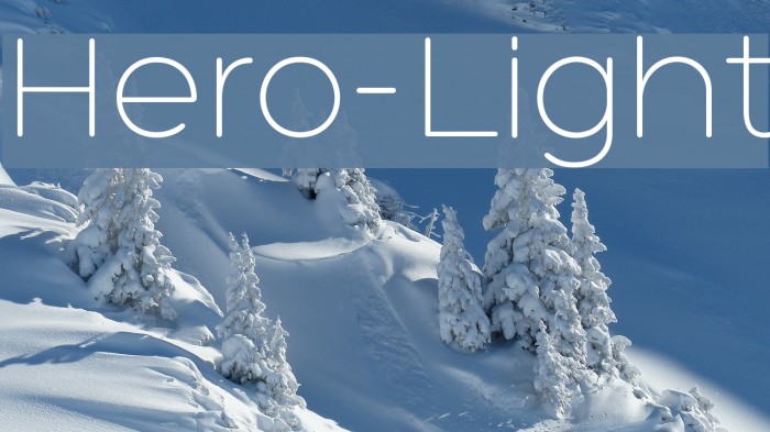 Font Chữ Đẹp 821 Hero Light