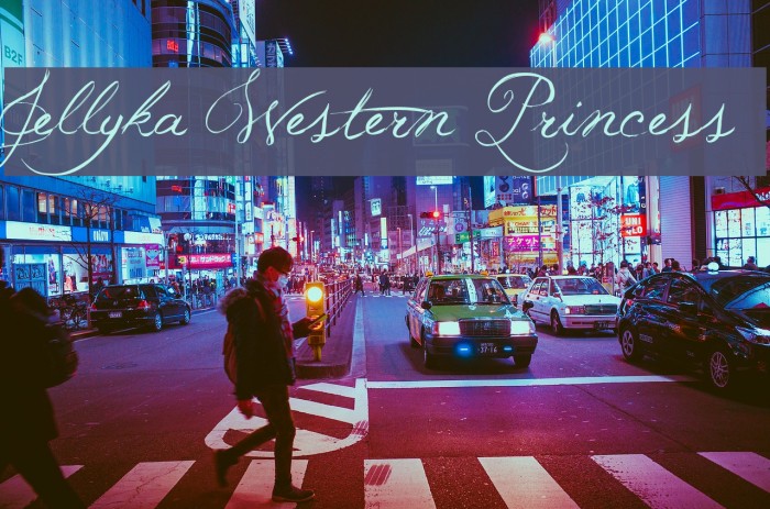 Font Chữ Đẹp 882 Jellyka Western Princess