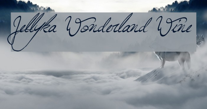 Font Chữ Đẹp 886 Jellyka Wonderland Wine