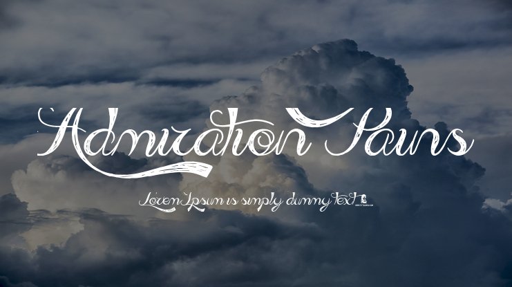 Font Chữ Đẹp 827 HLT Admiration Pains