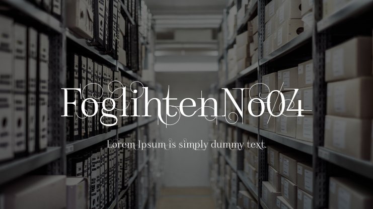 Font Chữ Đẹp 840 HLT FoglihtenNo04