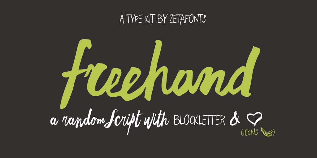 Font Chữ Đẹp 784 freehand