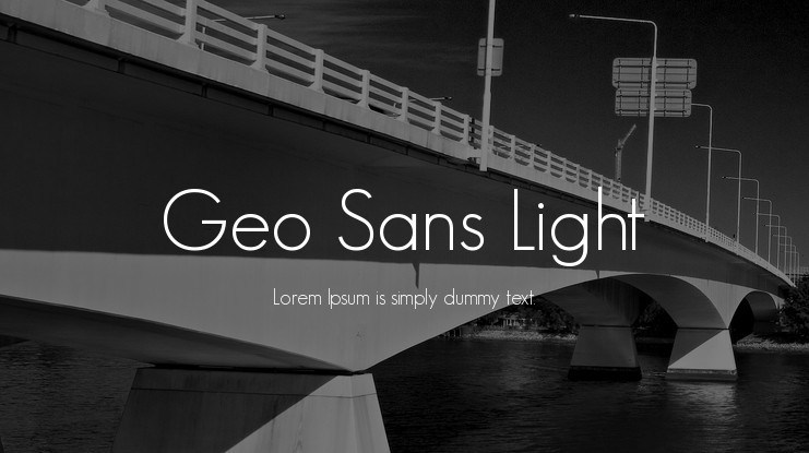 Font Chữ Đẹp 796 GeosansLight
