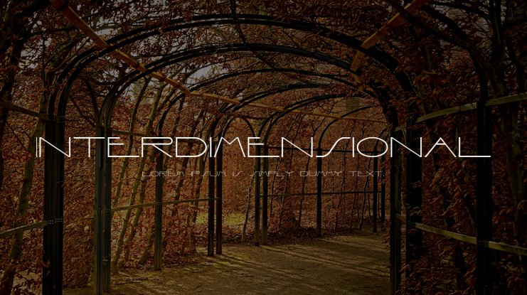 Font Chữ Đẹp 865 interdimensional
