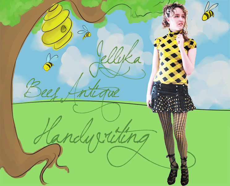 Font Chữ Đẹp 870 Jellyka Bees Antique Handwriting