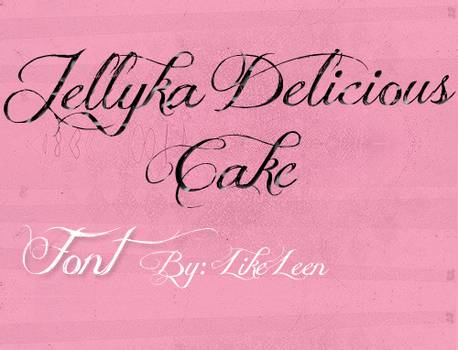 Font Chữ Đẹp 872 Jellyka Delicious Cake