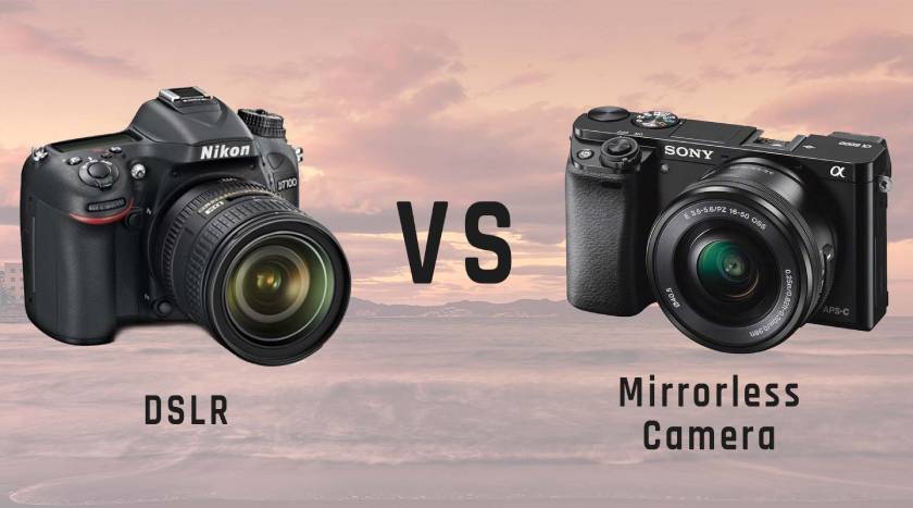 máy ảnh microless và dslr