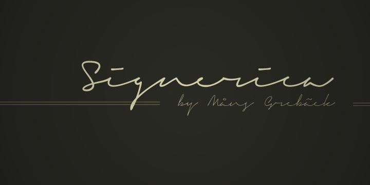 Font Chữ Đẹp 854 HLT Signerica_Medium