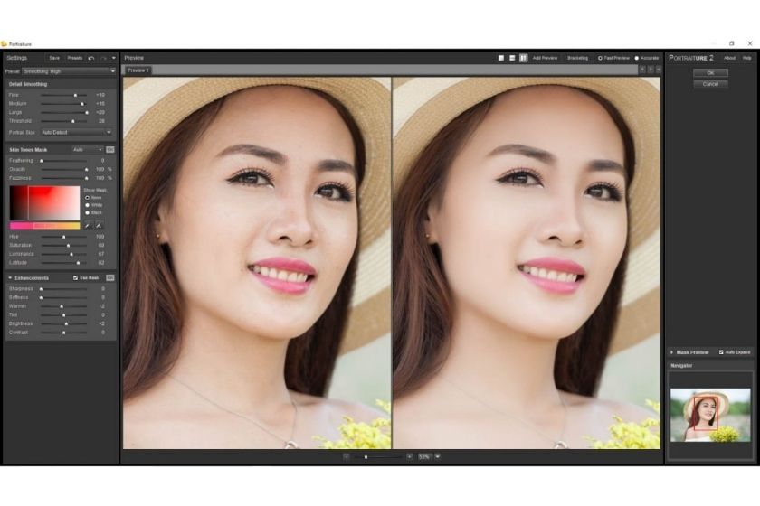 Hướng dẫn cách làm mịn da bằng Portraiture trên Lightroom