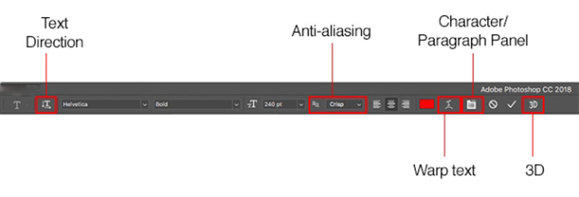 thiết lập cơ bản trên option bar