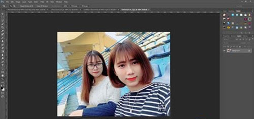 xóa phông bằng Filter