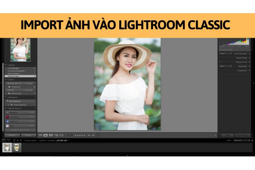 4 cách import ảnh vào Lightroom Classic