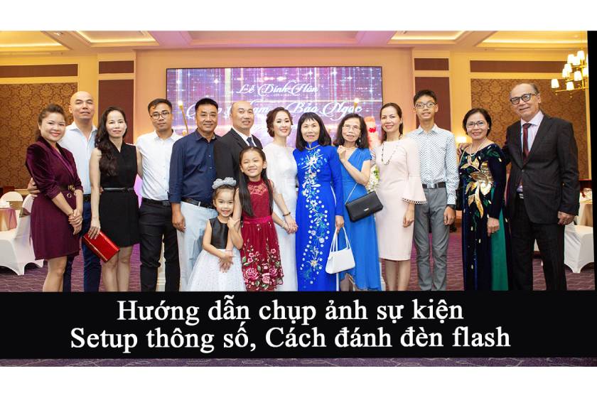 Cách Set thông số máy ảnh chụp tiệc cưới
