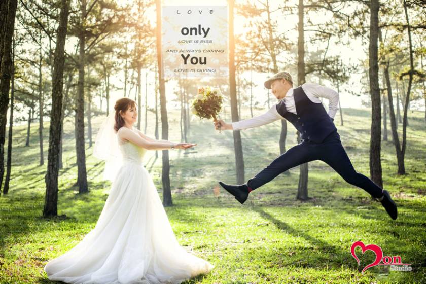 Ảnh cưới mon studio đà lạt